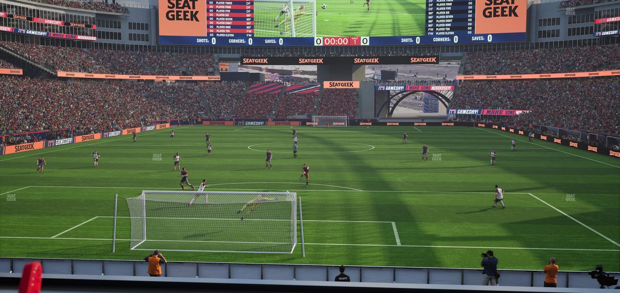 Gillette Stadium - Section 120 Seat View