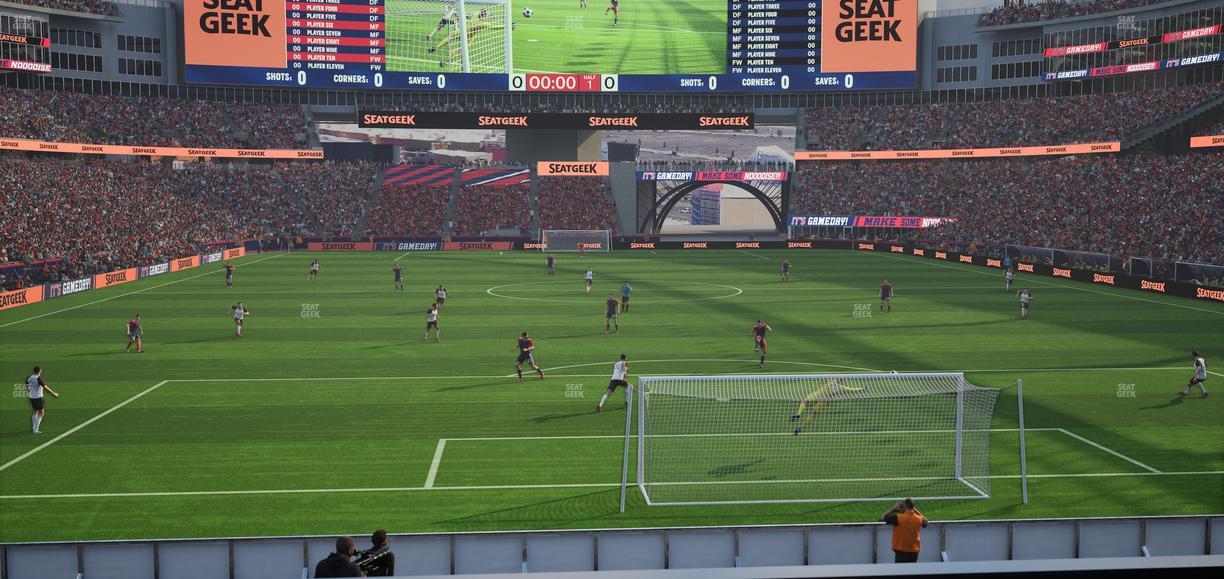 Gillette Stadium - Section 121 Seat View