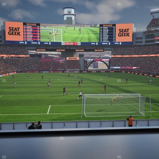 Gillette Stadium - Section 121 Seat View