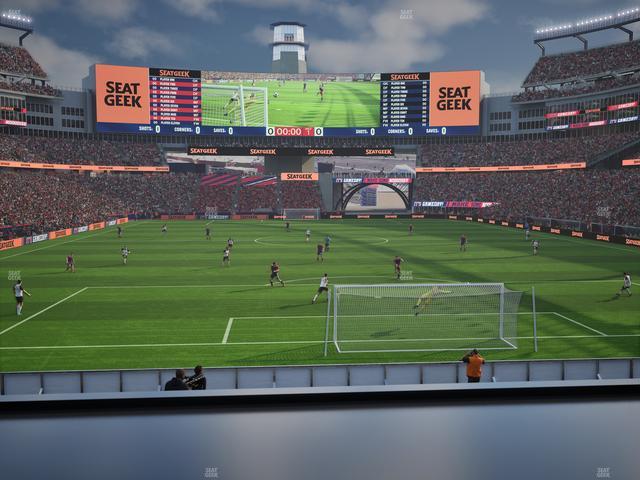 Gillette Stadium - Section 121 Seat View