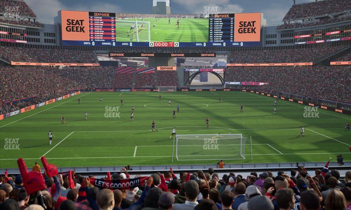 Gillette Stadium - Section 121 Seat View