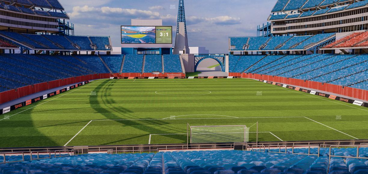 Gillette Stadium - Section 121 Seat View
