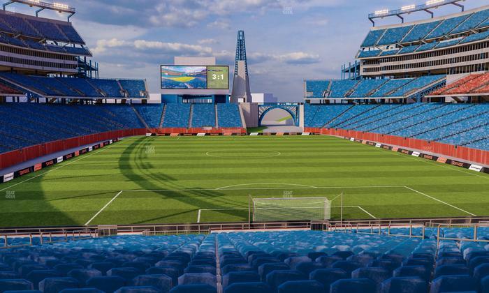 Gillette Stadium - Section 121 Seat View