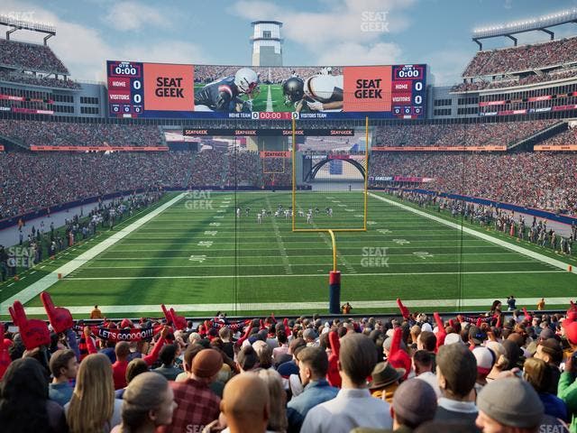 Gillette Stadium - Section 121 Seat View Gillette Stadium - Section 121 Seat View