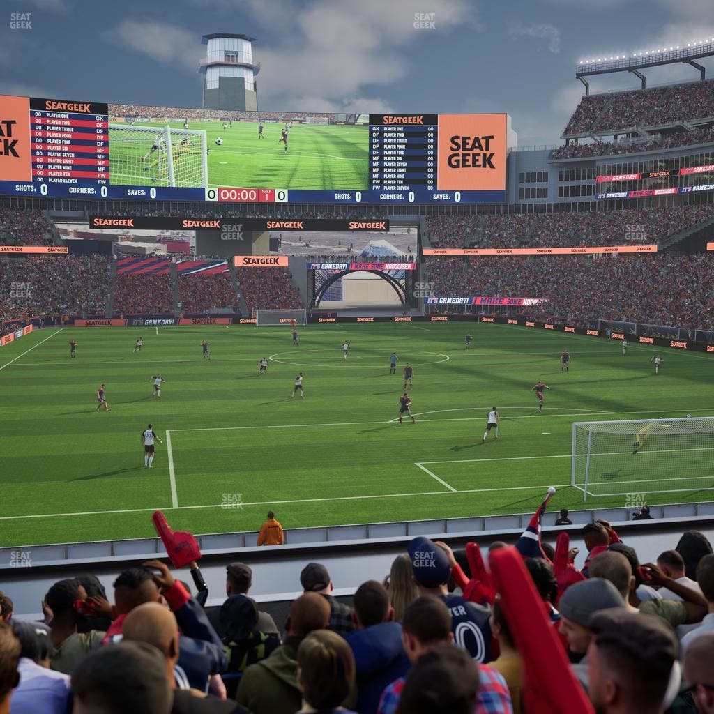 Gillette Stadium - Section 122 Seat View