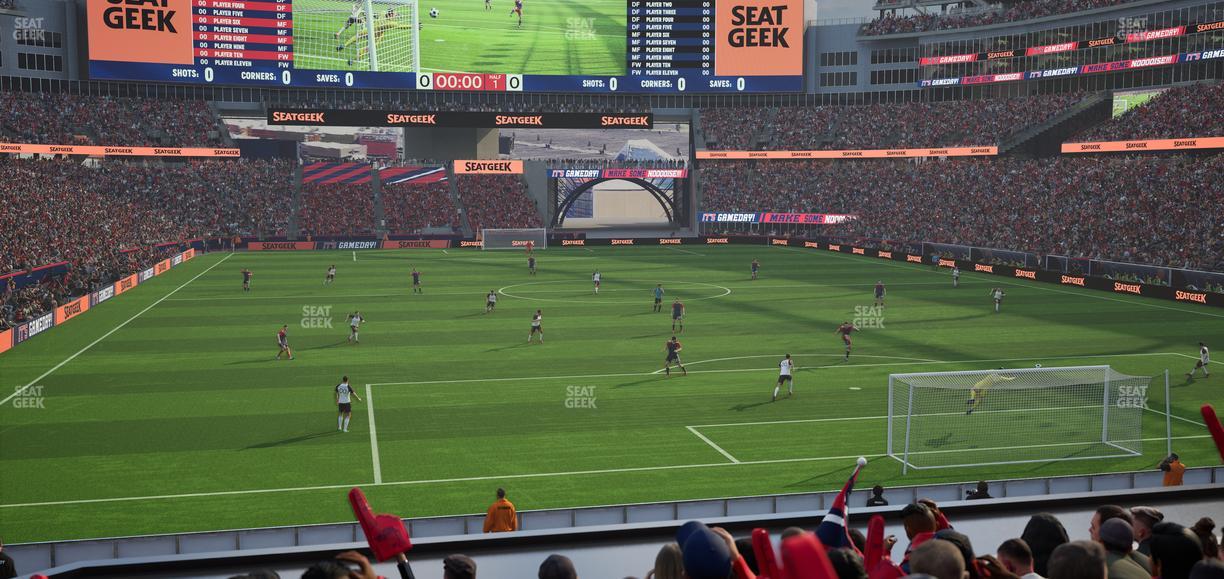 Gillette Stadium - Section 122 Seat View