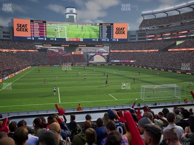 Gillette Stadium - Section 122 Seat View