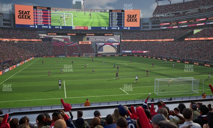 Gillette Stadium - Section 122 Seat View