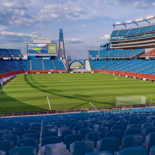 Gillette Stadium - Section 122 Seat View