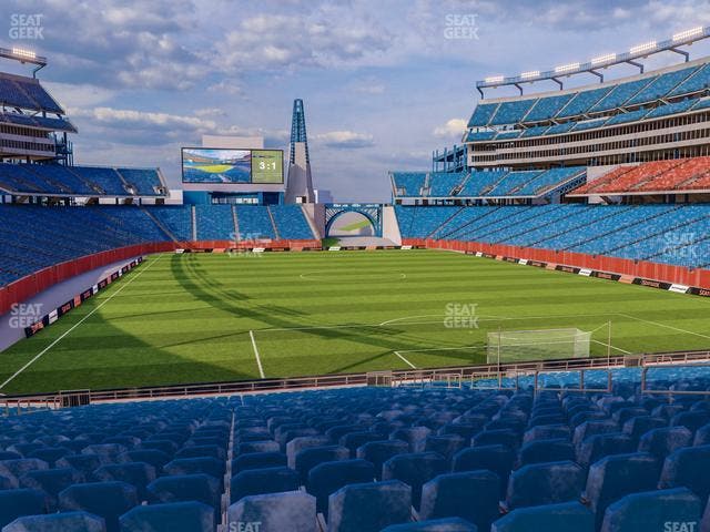 Gillette Stadium - Section 122 Seat View