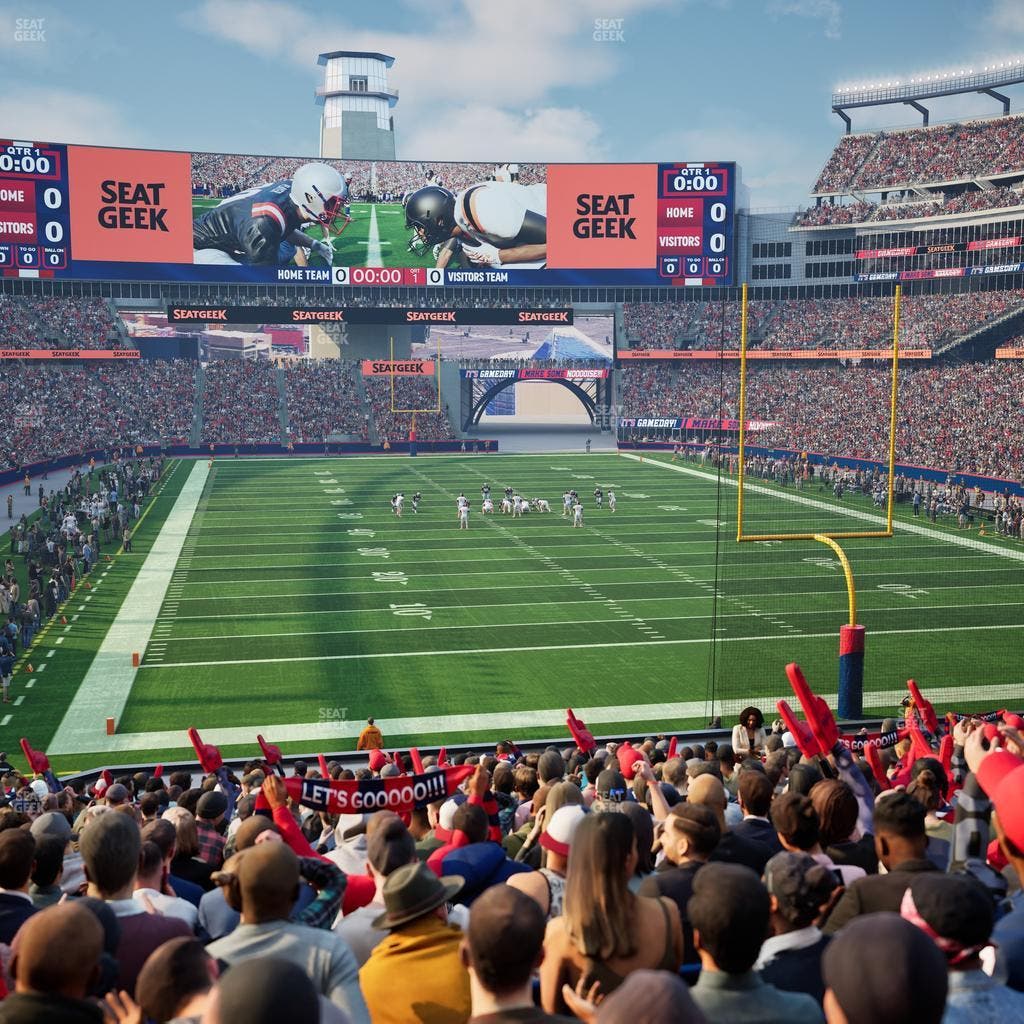 Gillette Stadium - Section 122 Seat View