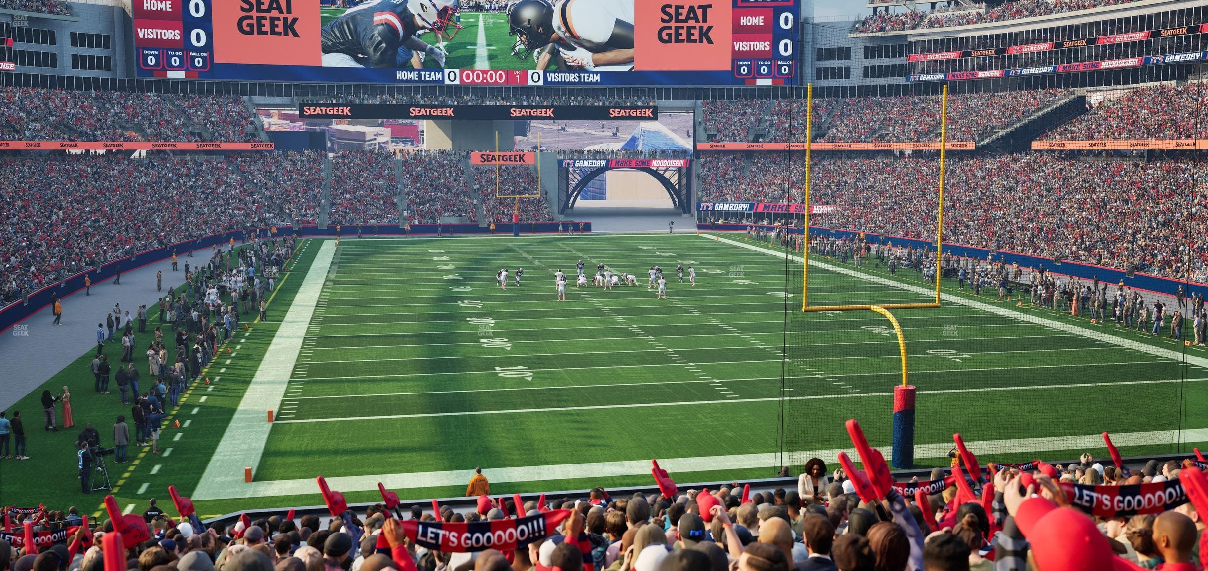 Gillette Stadium - Section 122 Seat View