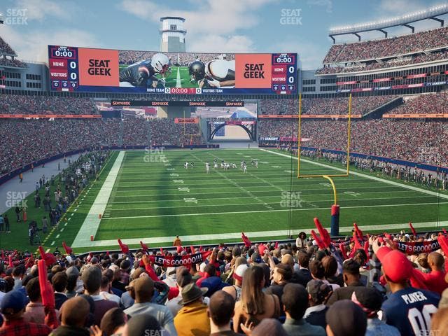 Gillette Stadium - Section 122 Seat View Gillette Stadium - Section 122 Seat View