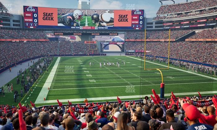 Gillette Stadium - Section 122 Seat View
