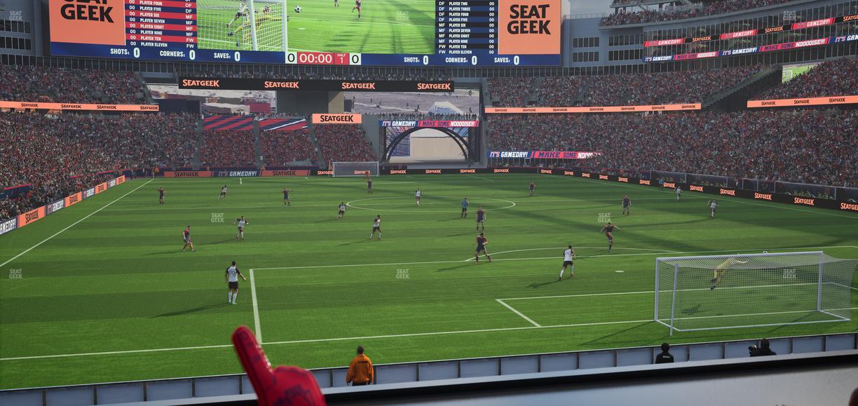 Gillette Stadium - Section 122 Seat View