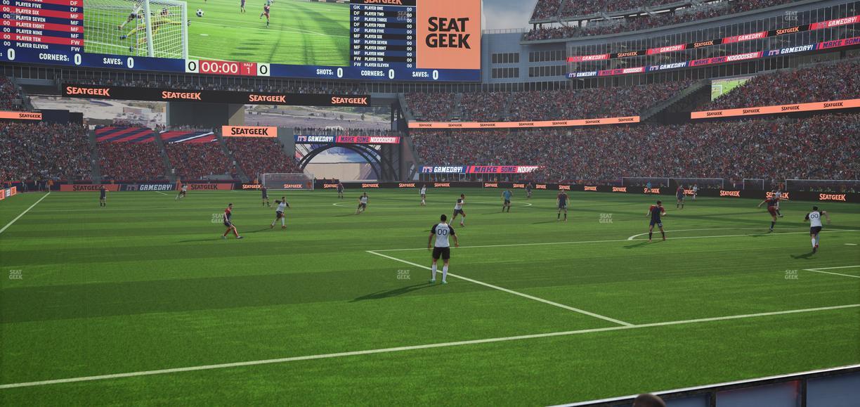 Gillette Stadium - Section 123 Seat View