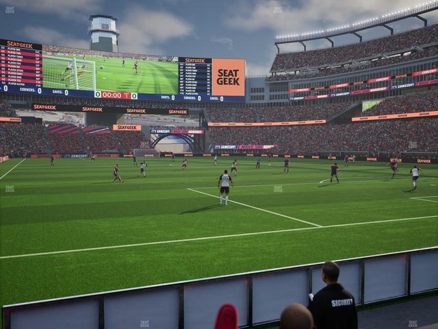 Gillette Stadium - Section 123 Seat View