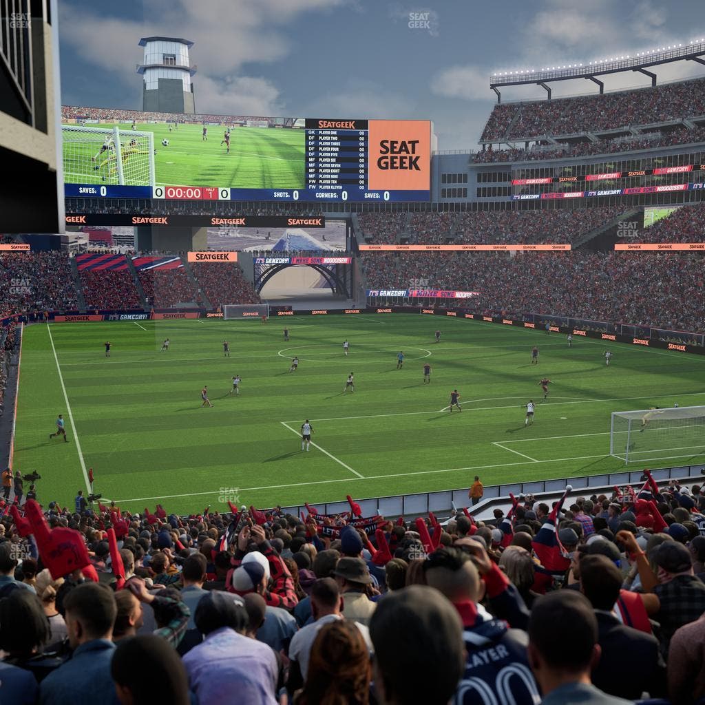 Gillette Stadium - Section 123 Seat View