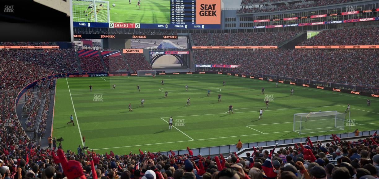 Gillette Stadium - Section 123 Seat View