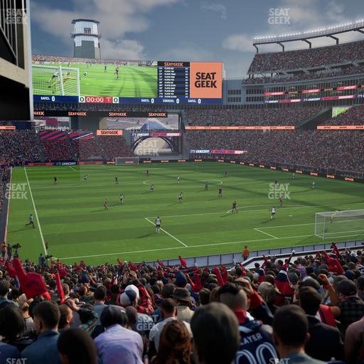 Gillette Stadium - Section 123 Seat View