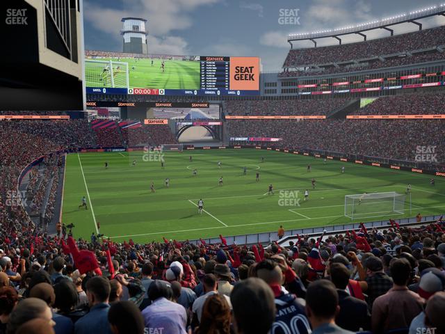 Gillette Stadium - Section 123 Seat View