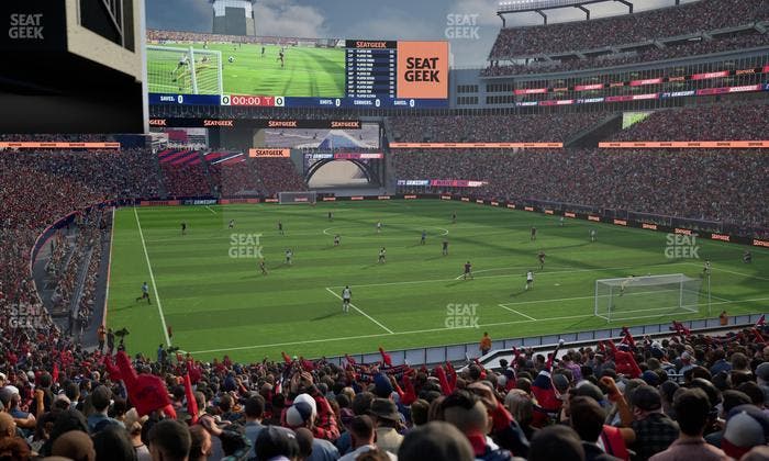 Gillette Stadium - Section 123 Seat View