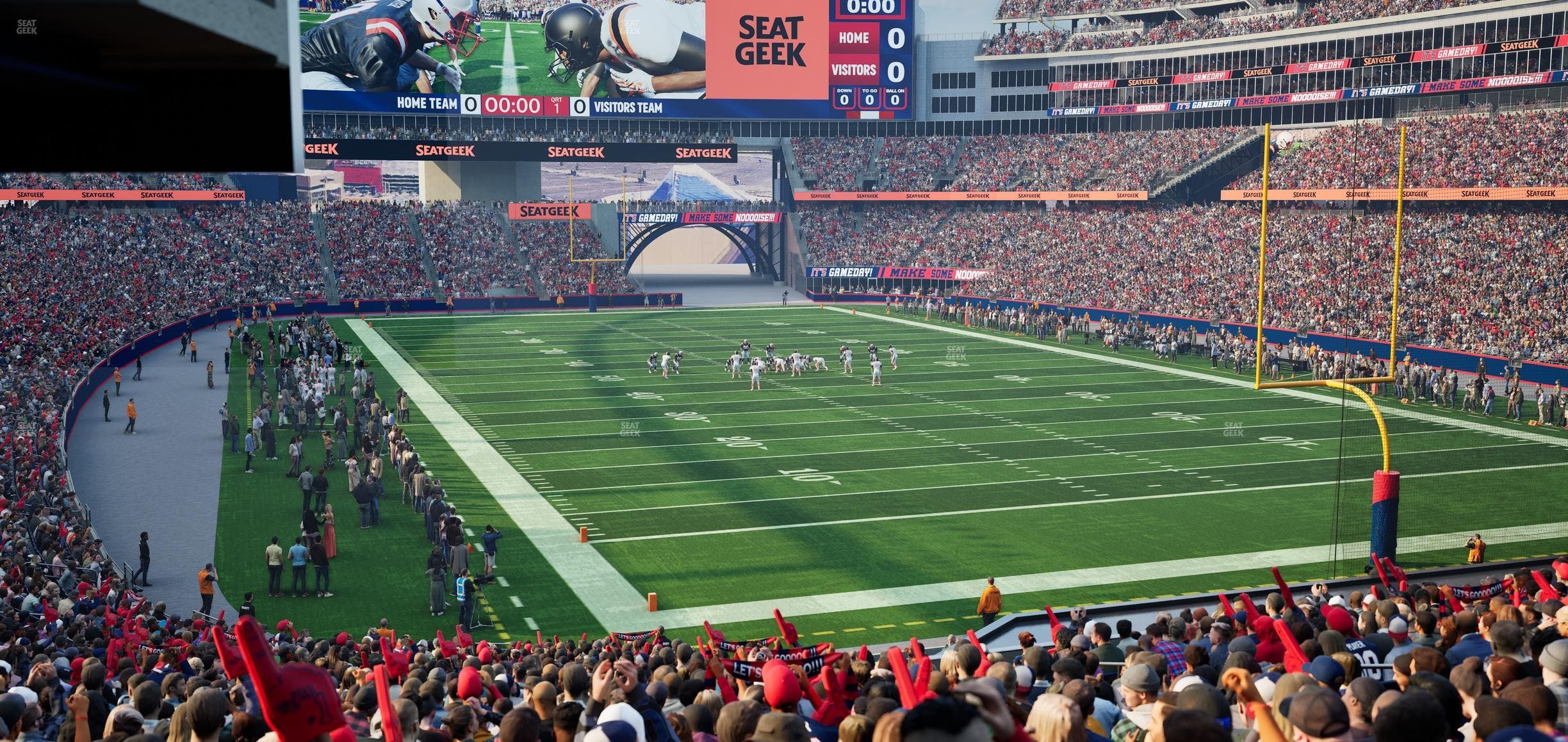 Gillette Stadium - Section 123 Seat View