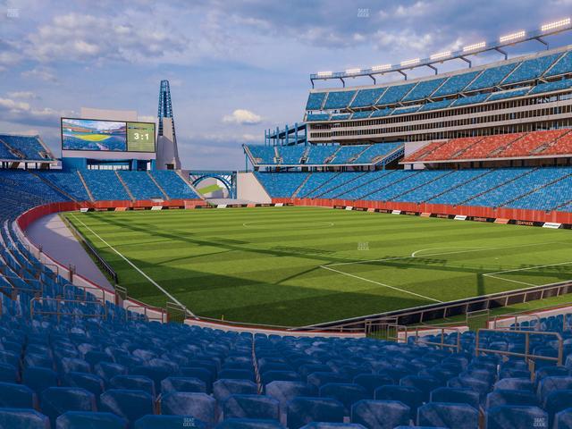 Gillette Stadium - Section 124 Seat View Gillette Stadium - Section 124 Seat View
