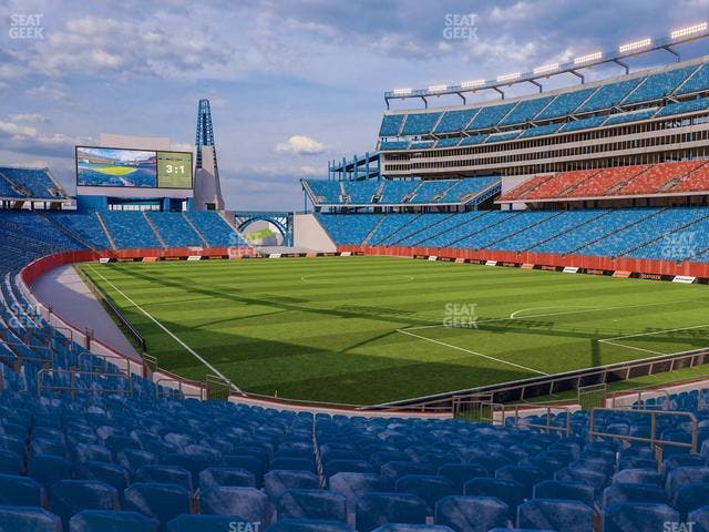 Gillette Stadium - Section 124 Seat View