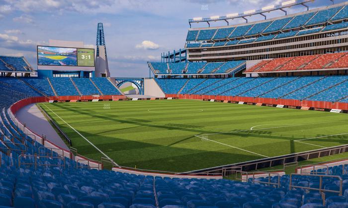 Gillette Stadium - Section 124 Seat View