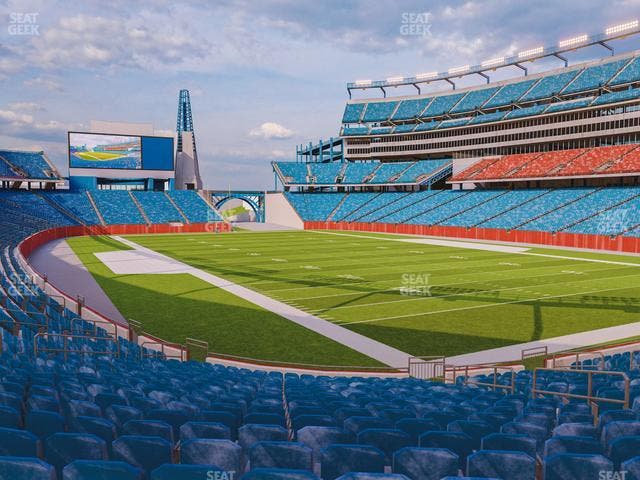 Gillette Stadium - Section 124 Seat View