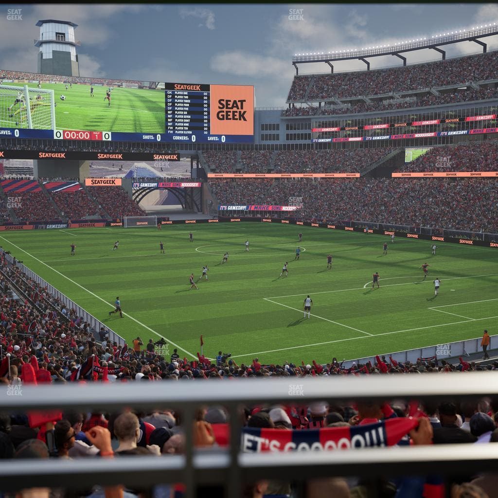 Gillette Stadium - Section 124 Seat View