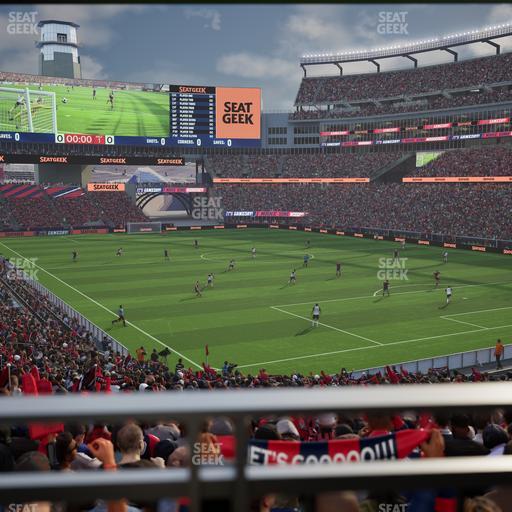 Gillette Stadium - Section 124 Seat View