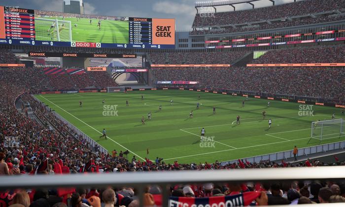 Gillette Stadium - Section 124 Seat View