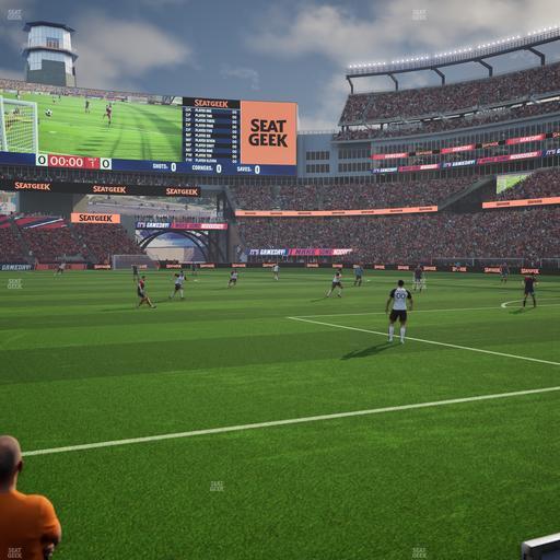 Gillette Stadium - Section 124 Seat View