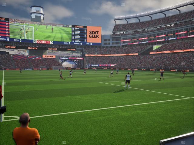 Gillette Stadium - Section 124 Seat View