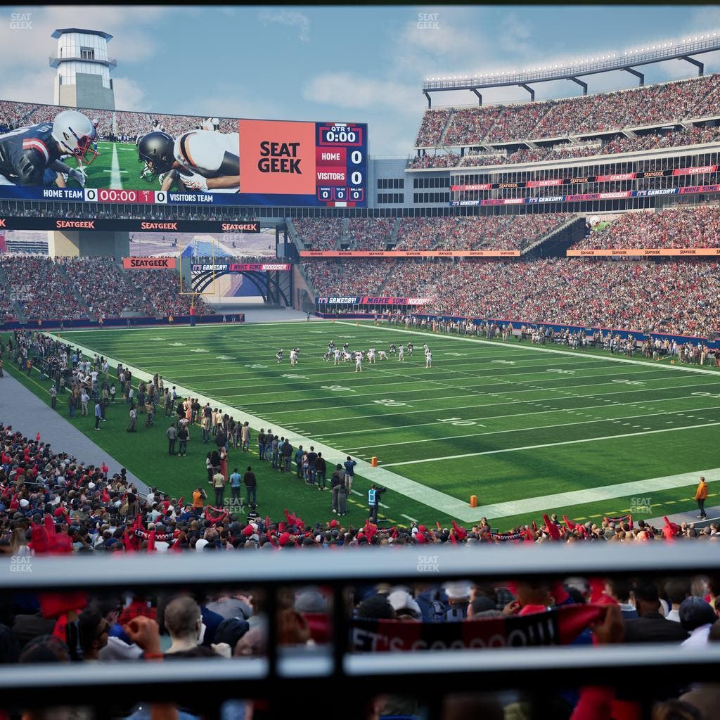 Gillette Stadium - Section 124 Seat View