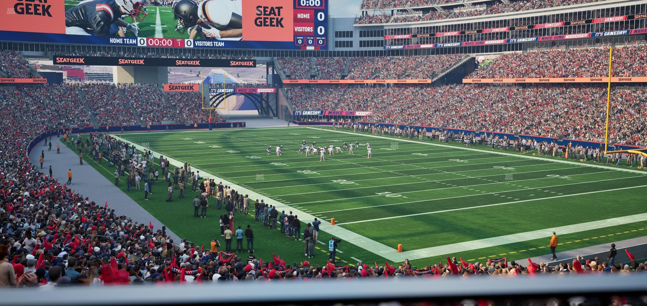 Gillette Stadium - Section 124 Seat View