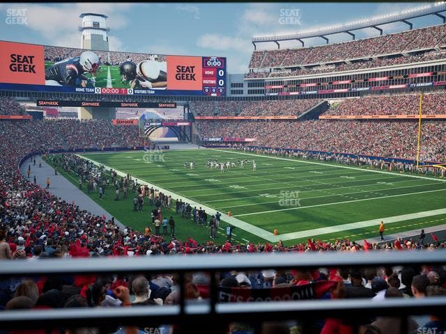 Gillette Stadium - Section 124 Seat View Gillette Stadium - Section 124 Seat View