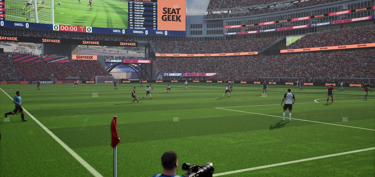 Gillette Stadium - Section 125 Seat View