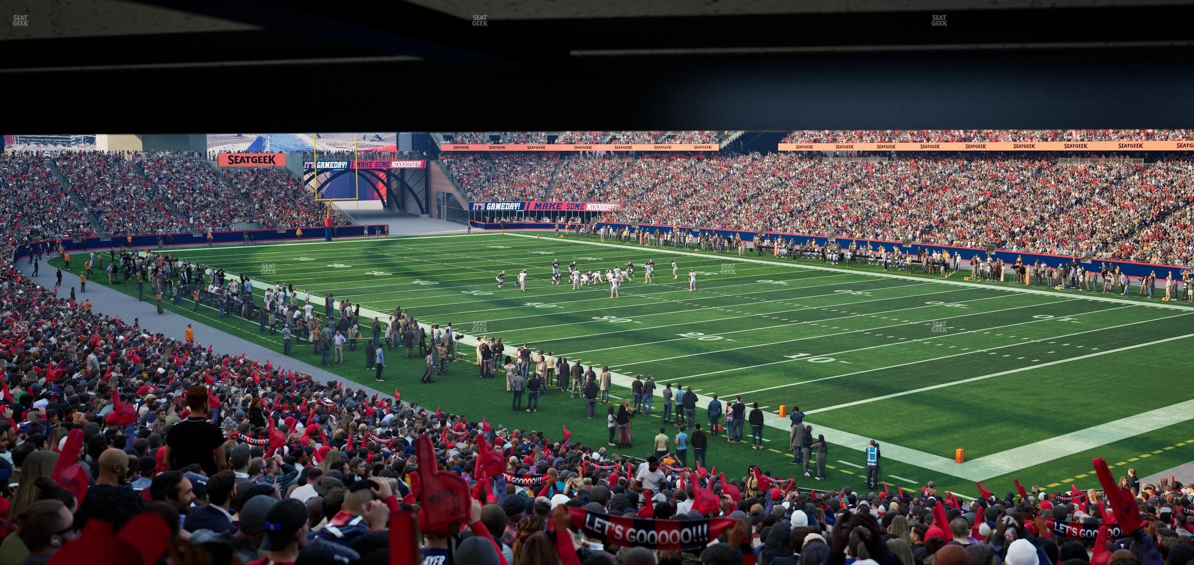 Gillette Stadium - Section 125 Seat View