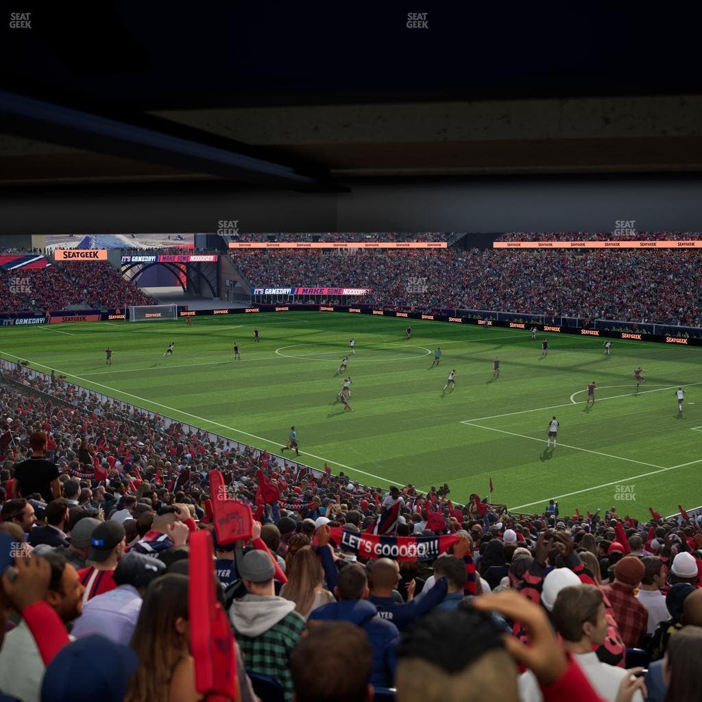 Gillette Stadium - Section 125 Seat View