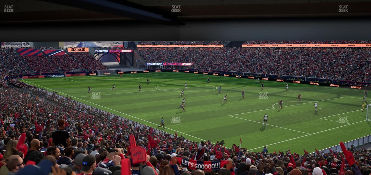 Gillette Stadium - Section 125 Seat View