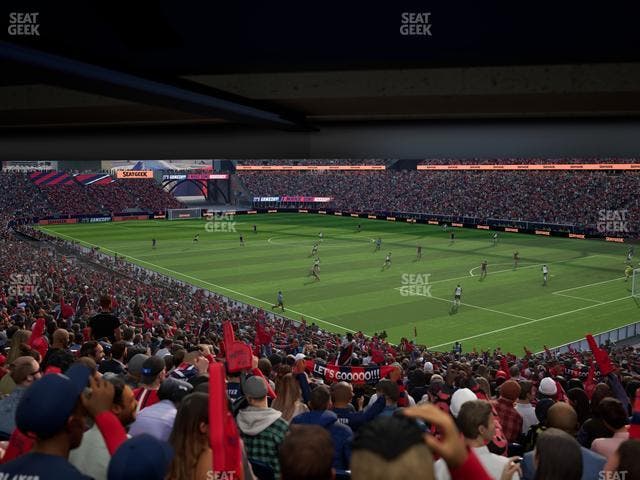 Gillette Stadium - Section 125 Seat View