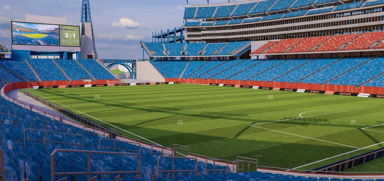 Gillette Stadium - Section 125 Seat View