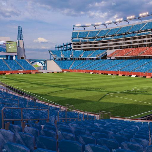 Gillette Stadium - Section 125 Seat View