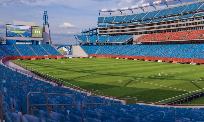 Gillette Stadium - Section 125 Seat View