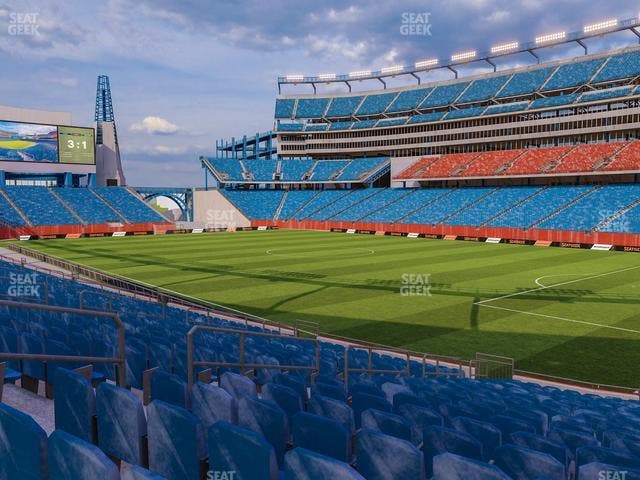 Gillette Stadium - Section 126 Seat View