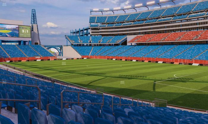 Gillette Stadium - Section 126 Seat View