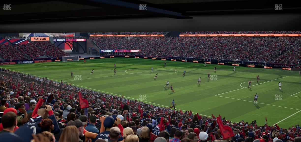 Gillette Stadium - Section 126 Seat View